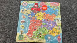 Neue magnetische Landkarte von Frankreich