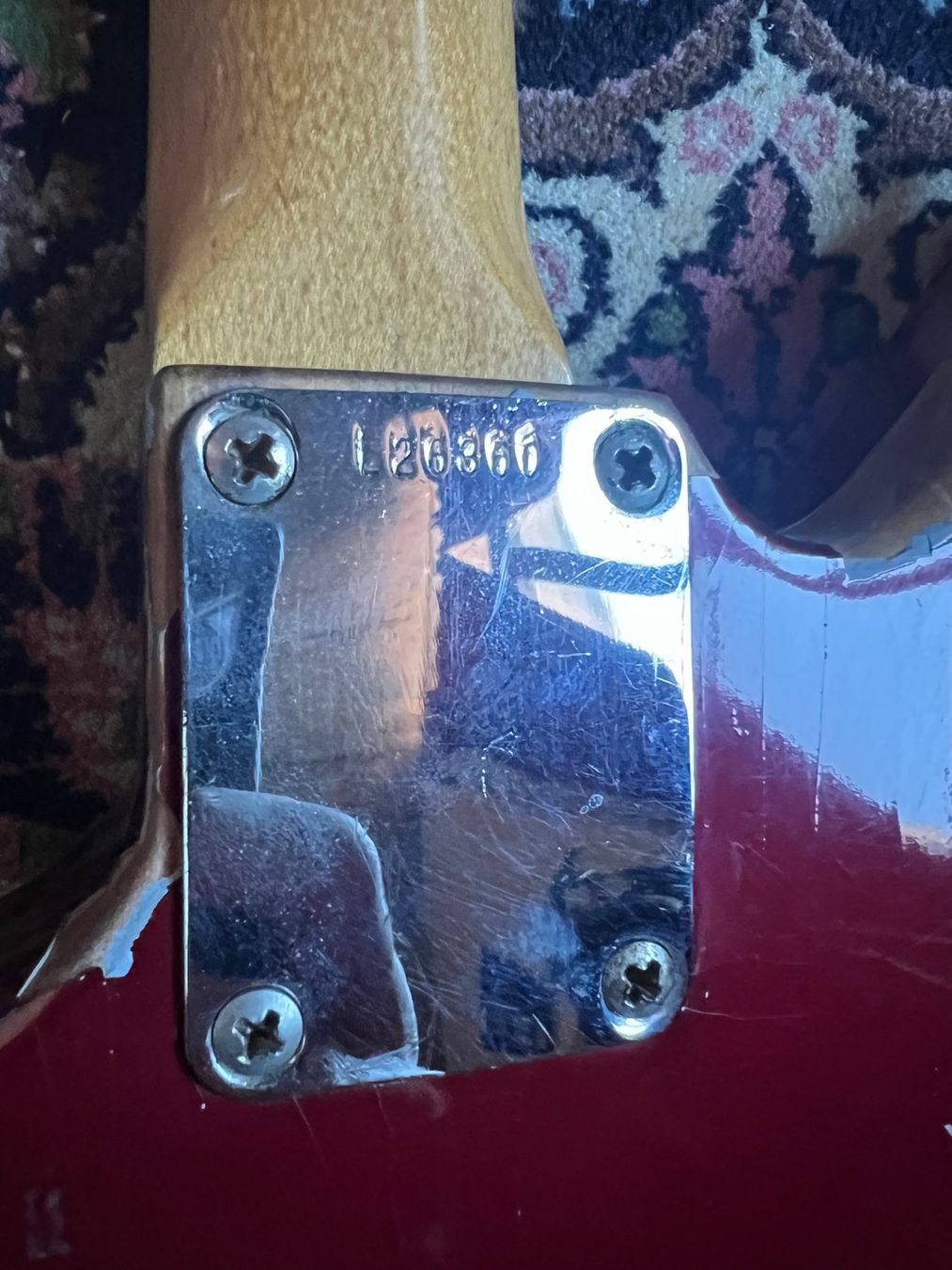 Strumenti musicali: 1963 Fender Jaguar Candy Apple Red – Usato da Bern venduto da bernstudio 2