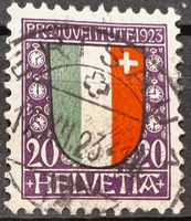 1923 Pro Juventute J27 Voll-⦿ Herisau