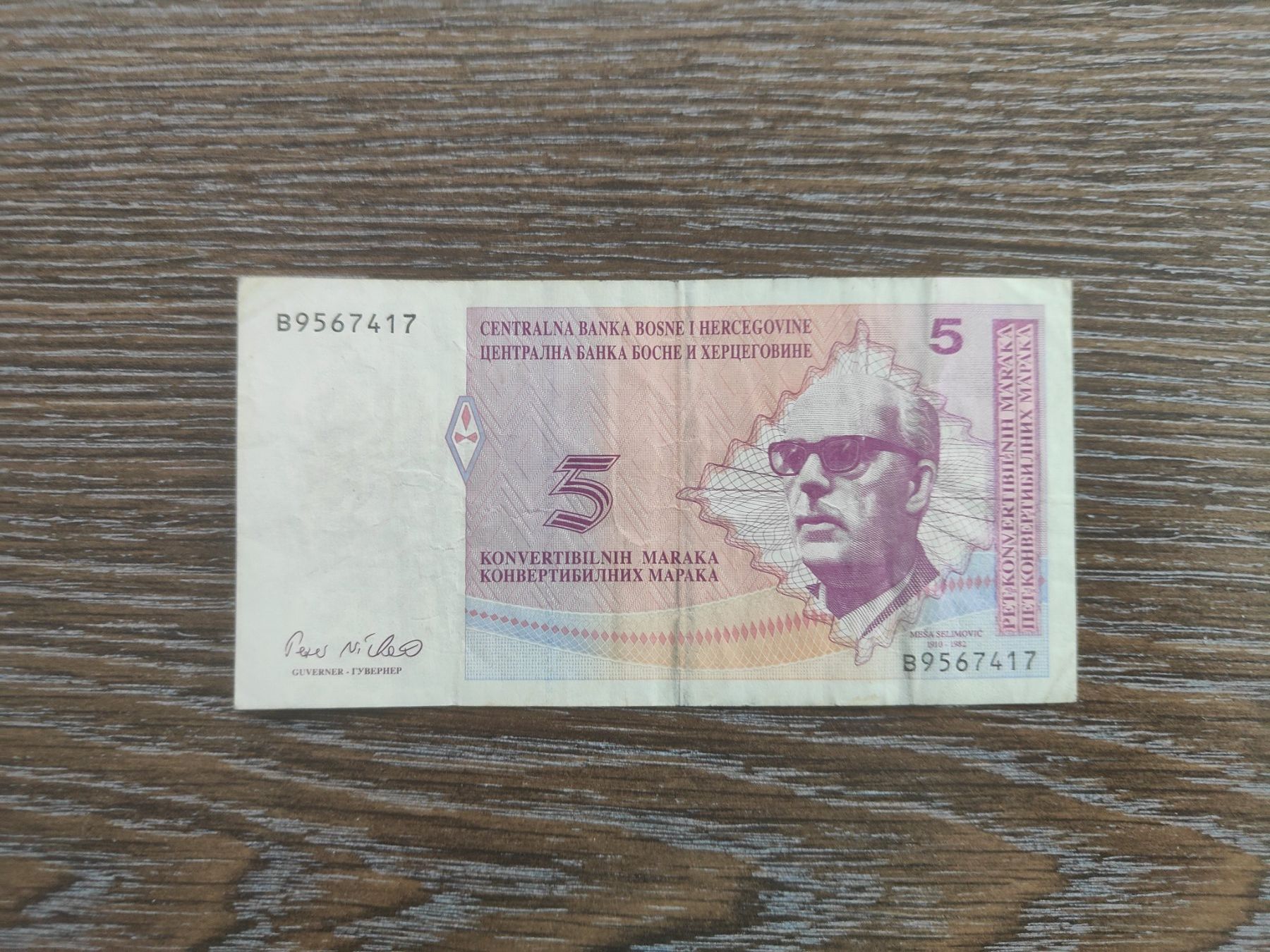 Billets de banque: Bosnien 5 Convertible Marka  !!!!! – D'occasion à Flaach par Lonzo99