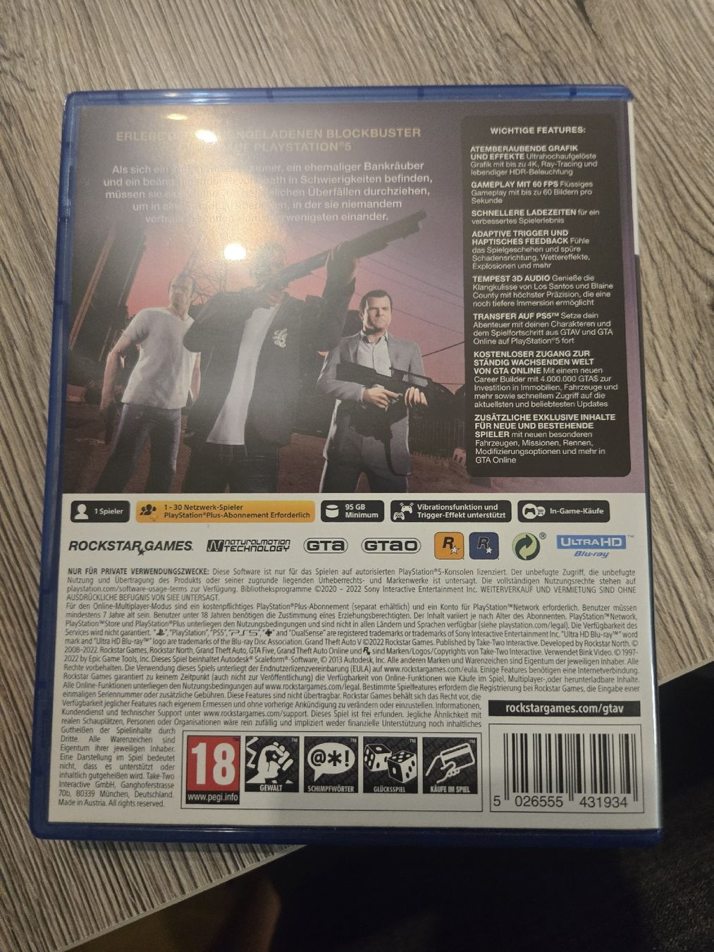 Giochi: Grand Theft Auto V PS5 Spiel gebraucht – Usato da Herisau venduto da dom_xh88 1
