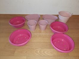 9-teiliges Blumentöpfe-Set