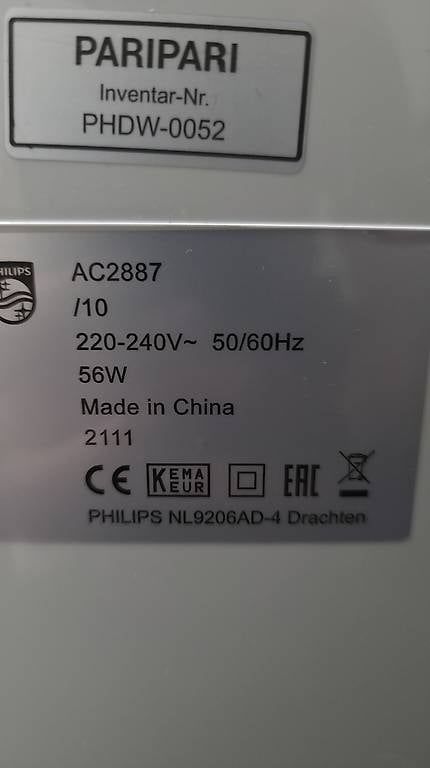 Purificatori d'aria: Philips Series 2000 AC2887/10 – Usato da Urdorf venduto da ric_h7vz 2
