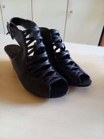 Schicke, schwarze Sommer-Sandalen, Grösse 37 Bata
