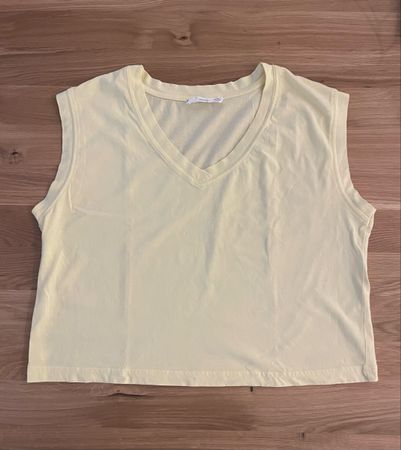 Mango T-Shirt gelb