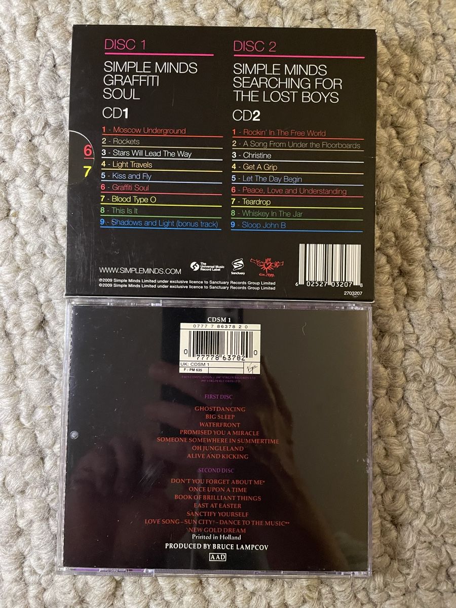 CDs: 2x Simple Minds – Gebraucht aus Reinach AG von trigger7811 1