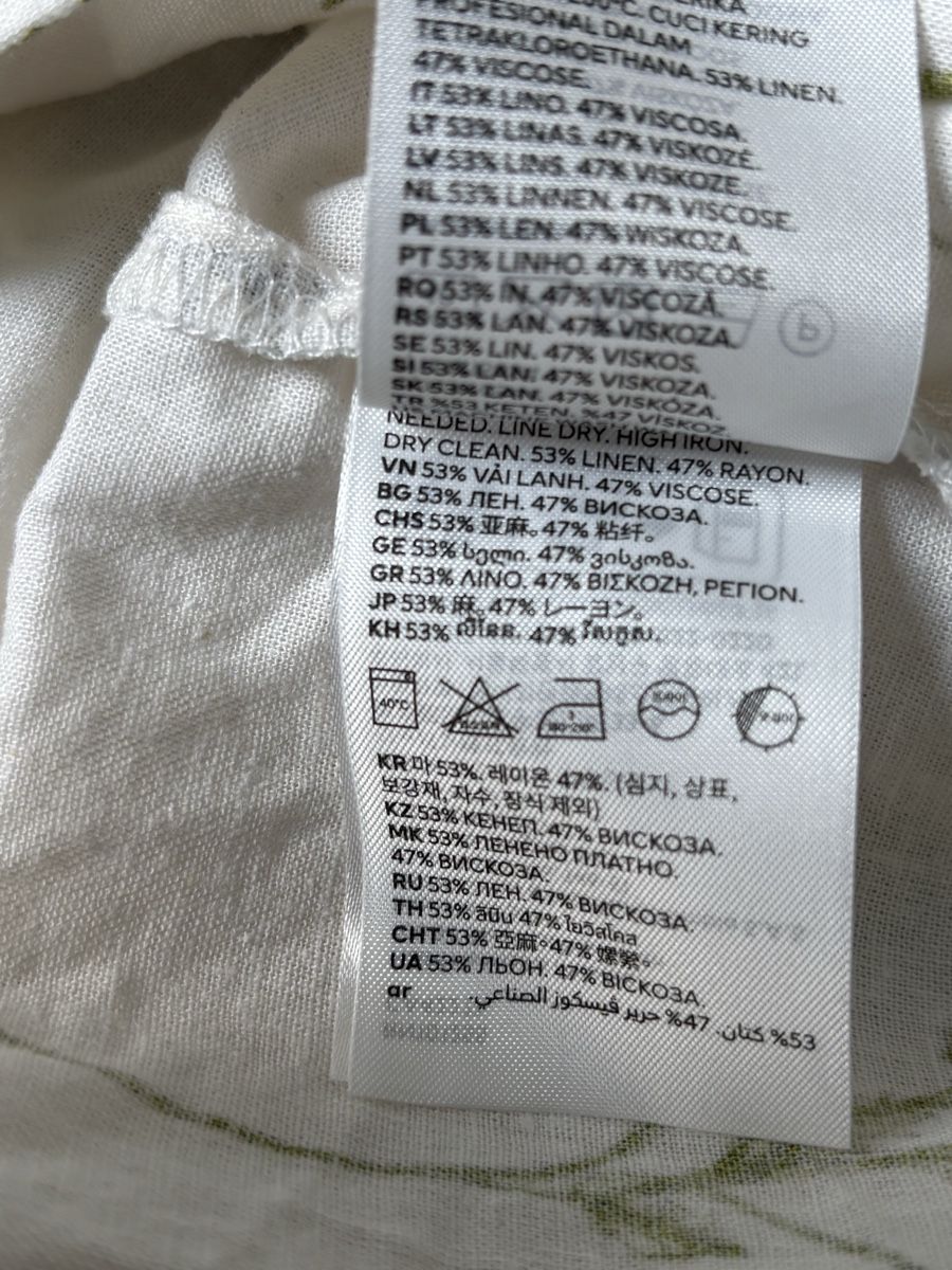 H&M Blusen: Bluse Blumenmuster, Grösse L, Leinenmix – Neu (gemäss Beschreibung) aus Seengen von Jeanine85 5