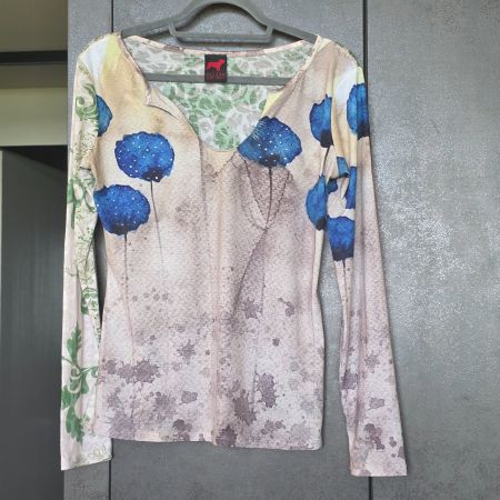 🐸 CULITO OBERTEIL TOP PULLOVER S / M MIT STRASS