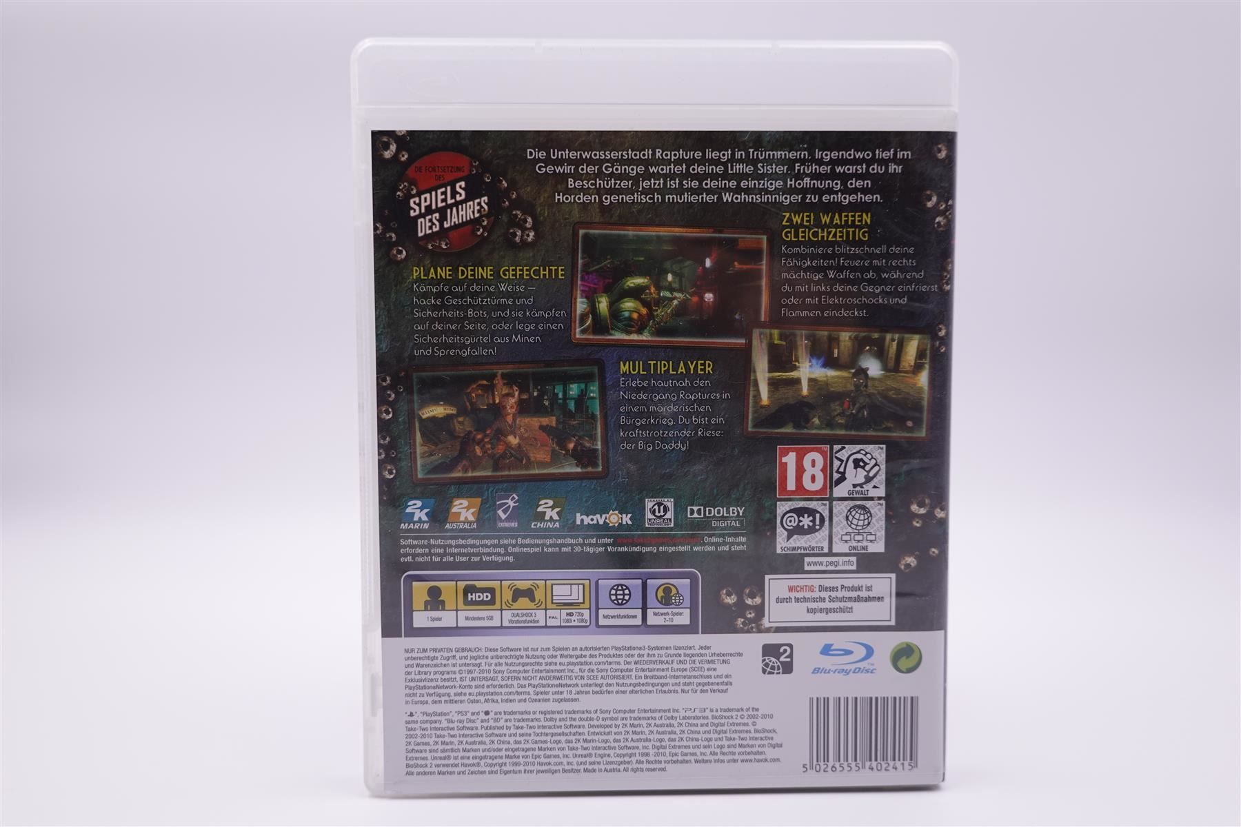 Sony Giochi: Bioshock 2 (PS3) – Usato da Herisau venduto da ZelliZone 1