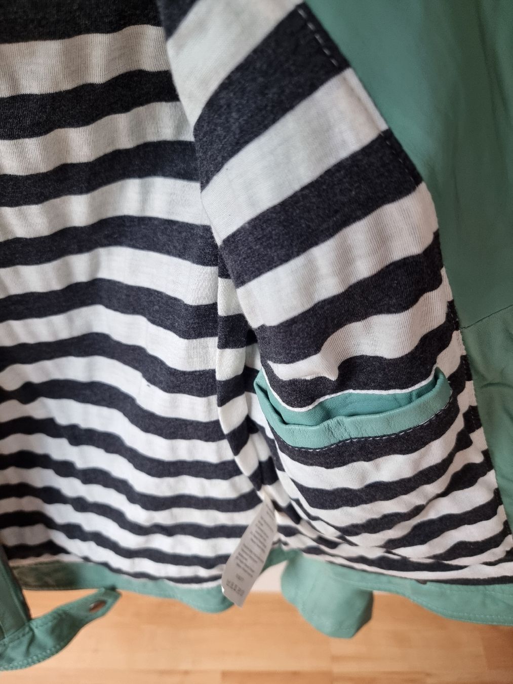 Heine Giacche: Heine Lederjacke mintgrün Gr. 40 Nappa Leder – Nuovo (secondo la descrizione) da Brittnau venduto da sunshinesmile 4