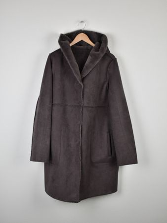 Zara Jacke, reversible, Gr.XL, taupe /grau