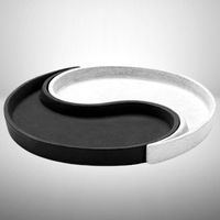 🖤⚪ Dekoteller Yin Yang - Harmonie für dein Zuhause ⚪🖤