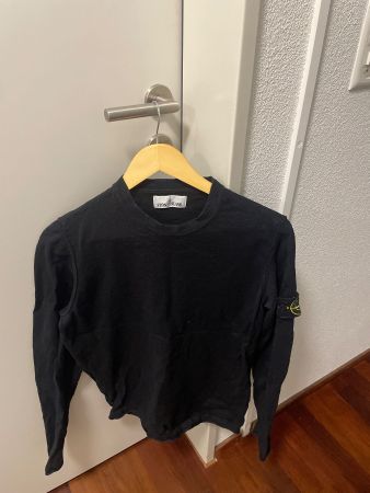 Schwarzer Stone Island Pullover, Grösse M