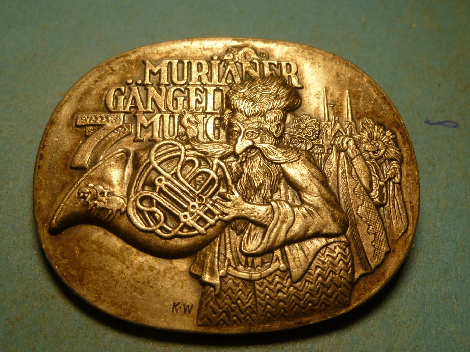 Placchette & Badge: MURI  GÄNGELIMUSIG SILBER – Usato da Ried (Muotathal) venduto da Mandarin02