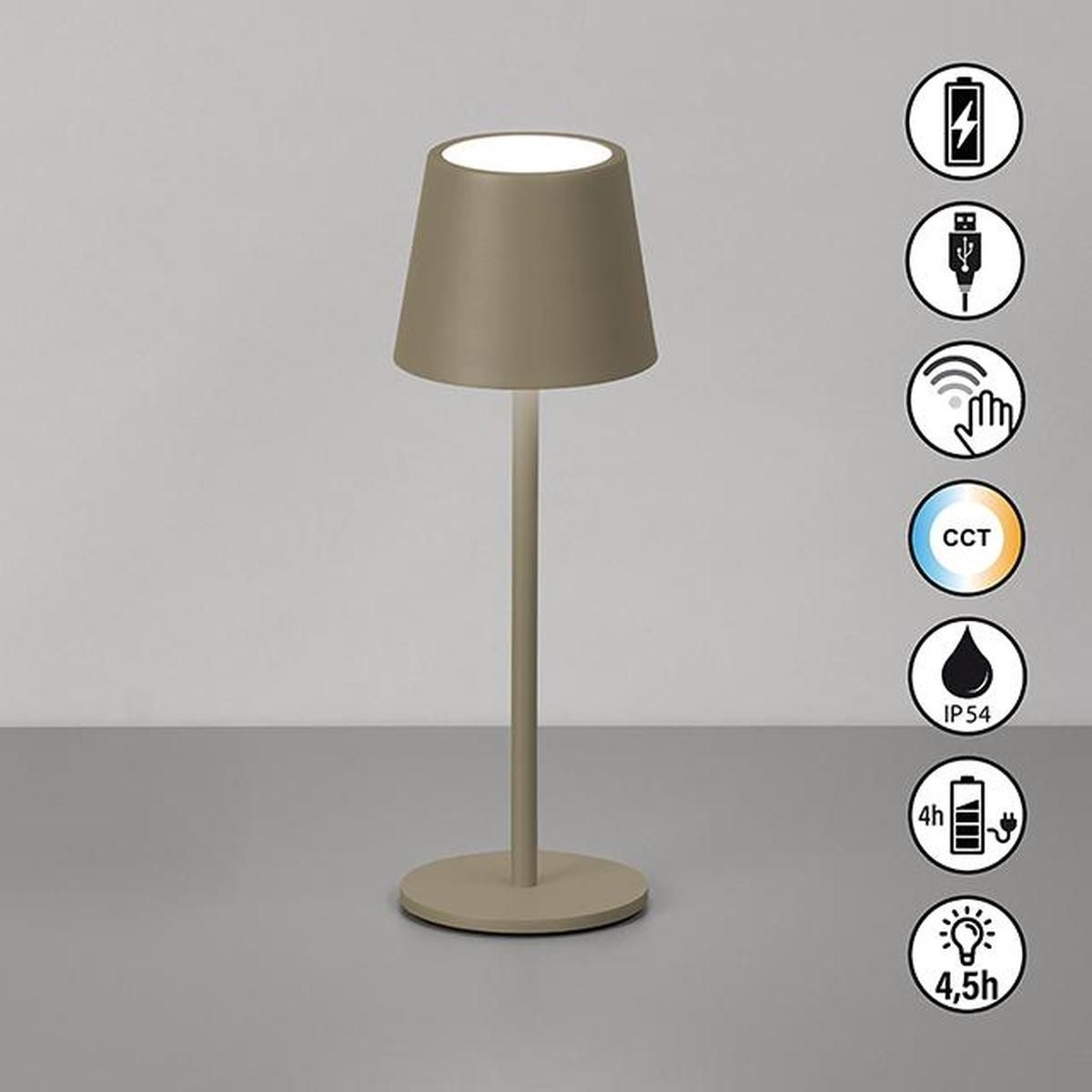 Lampen: LED Aussen Tischleuchte IP54, 28 cm Höhe – Neu (gemäss Beschreibung) aus Kreuzlingen von Smart-Light
