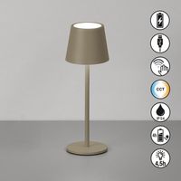LED Aussen Tischleuchte IP54, 28 cm Höhe