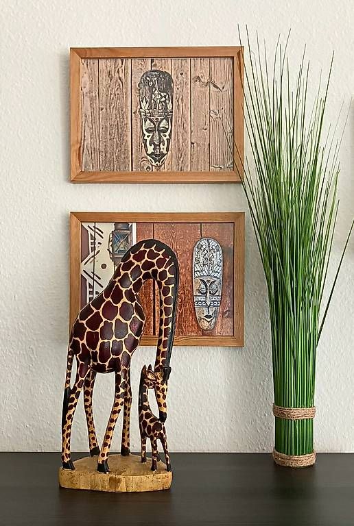 Skulpturen & Statuen: Afrikanische Figuren Giraffe – Gebraucht aus Wettingen von Ricolino2025 1