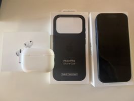 iPhone 17 Pro 512 GB Deep Blue/AirPods Pro 3/Silikonhülle