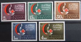 Malediven Kat. 124-128 ** 1963