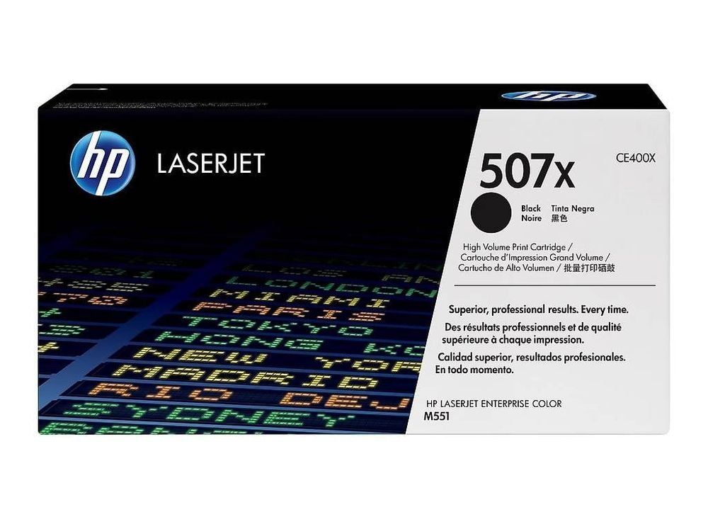 Hewlett Packard Cartucce per stampanti & toner: HP 507X Black – Nuovo e nell'imballaggio originale da Ecublens VD venduto da Netfinity