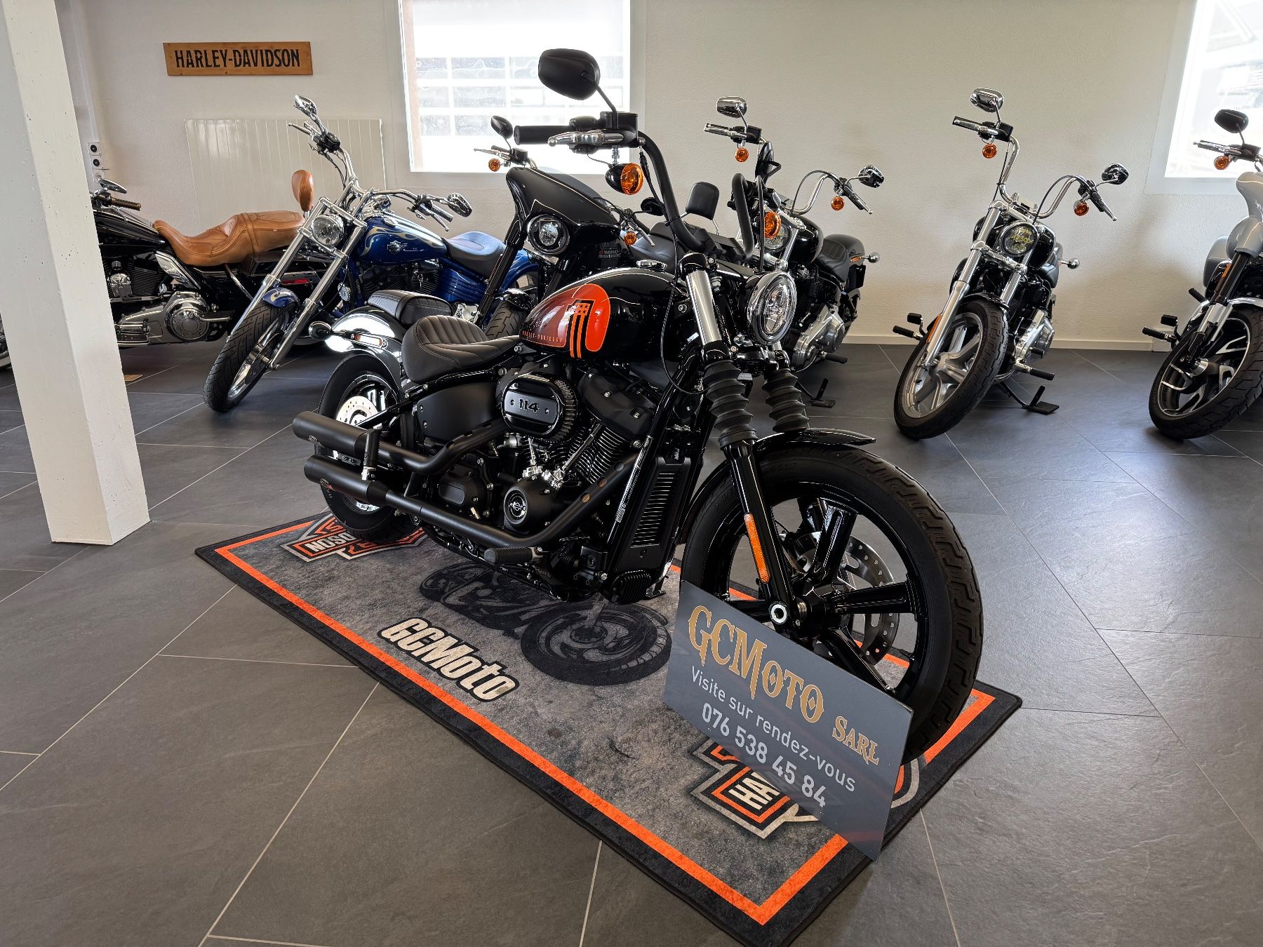Harley-Davidson Chopper: Harley Davidson Softail 115 Street Bob LEASING POSSIBLE – Usato da Echallens venduto da HD90 6