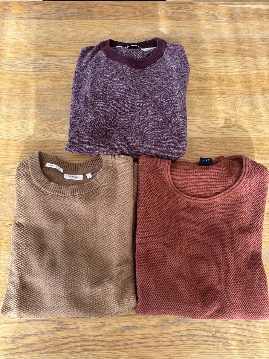 Maglioni & Felpe: 3er Set Herrenpullover, Grösse M, S Oliver & Selected Homme – Usato da Luzern venduto da Misopi