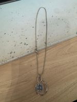 Collana con ciondolo pietra blu
