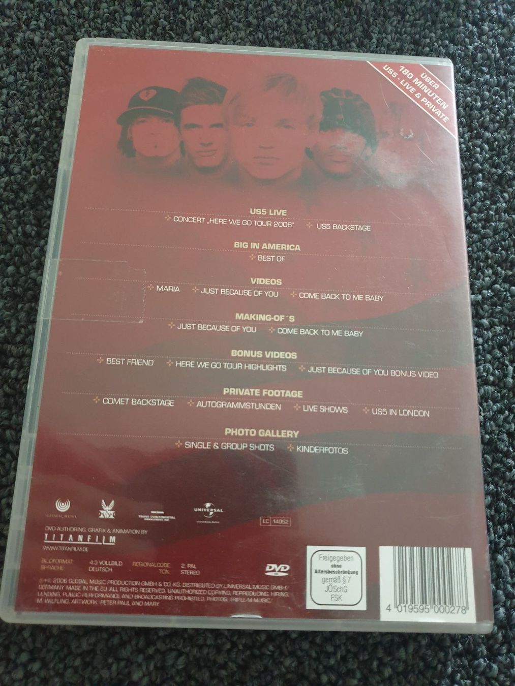 Tutti i DVDs: US 5 HERE WE GO(4703) – Usato da Ruswil venduto da M71 1
