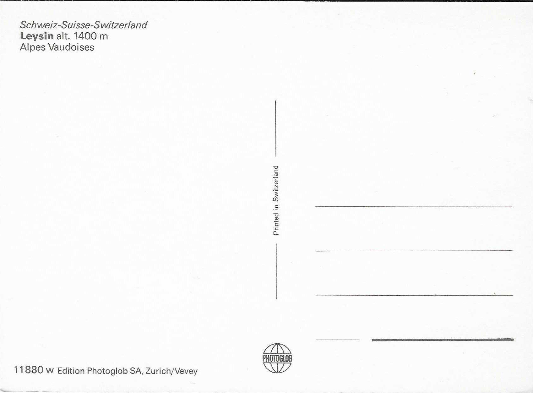 Cartoline postali: Leysin VD – Nuovo (secondo la descrizione) da Rothrist venduto da Stranglehold 1