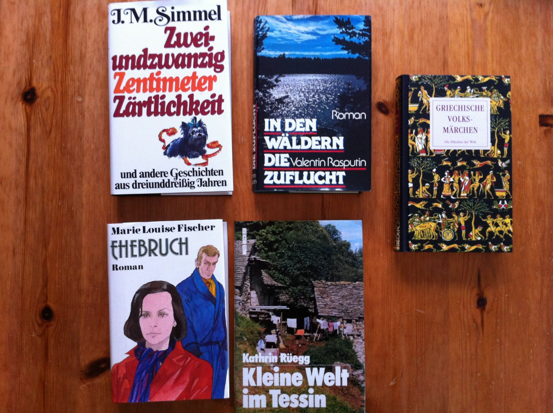 Livres: 5 Bücher/Romane – D'occasion à Brunnen par Artemis53