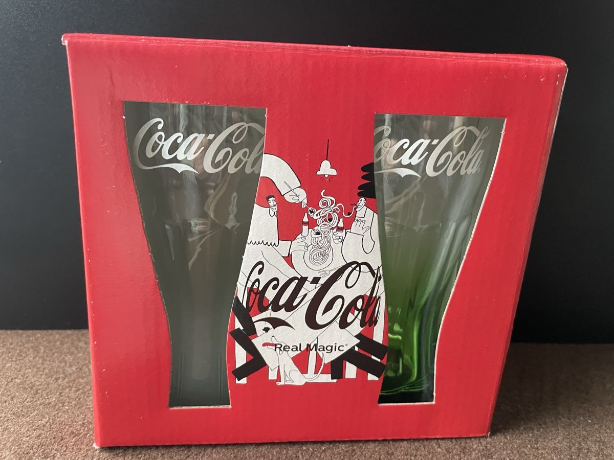 Coca-Cola Bicchieri: 2 Coca-Cola Gläser Real Magic Set mit Verpackung neu – Nuovo e nell'imballaggio originale da Bronschhofen venduto da Sommernacht03 1