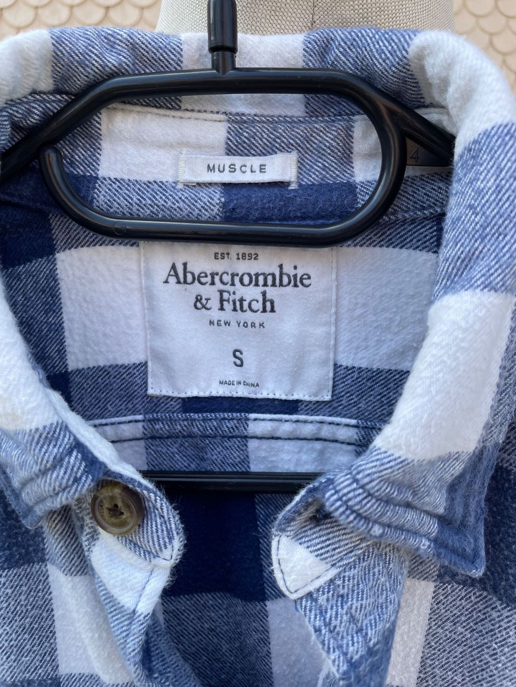 Abercrombie Camicie: ABERCOMBIE & FITCH Langarm Flanellhemd Gr. S – Usato da Frasnacht venduto da GracyStore 1