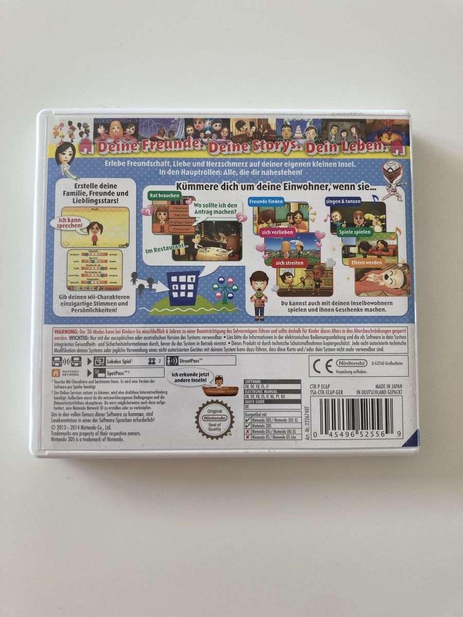 Nintendo Spiele: Tomodachi Life Nintendo 3DS CIB – Gebraucht aus Mörschwil von Appenzell2 1