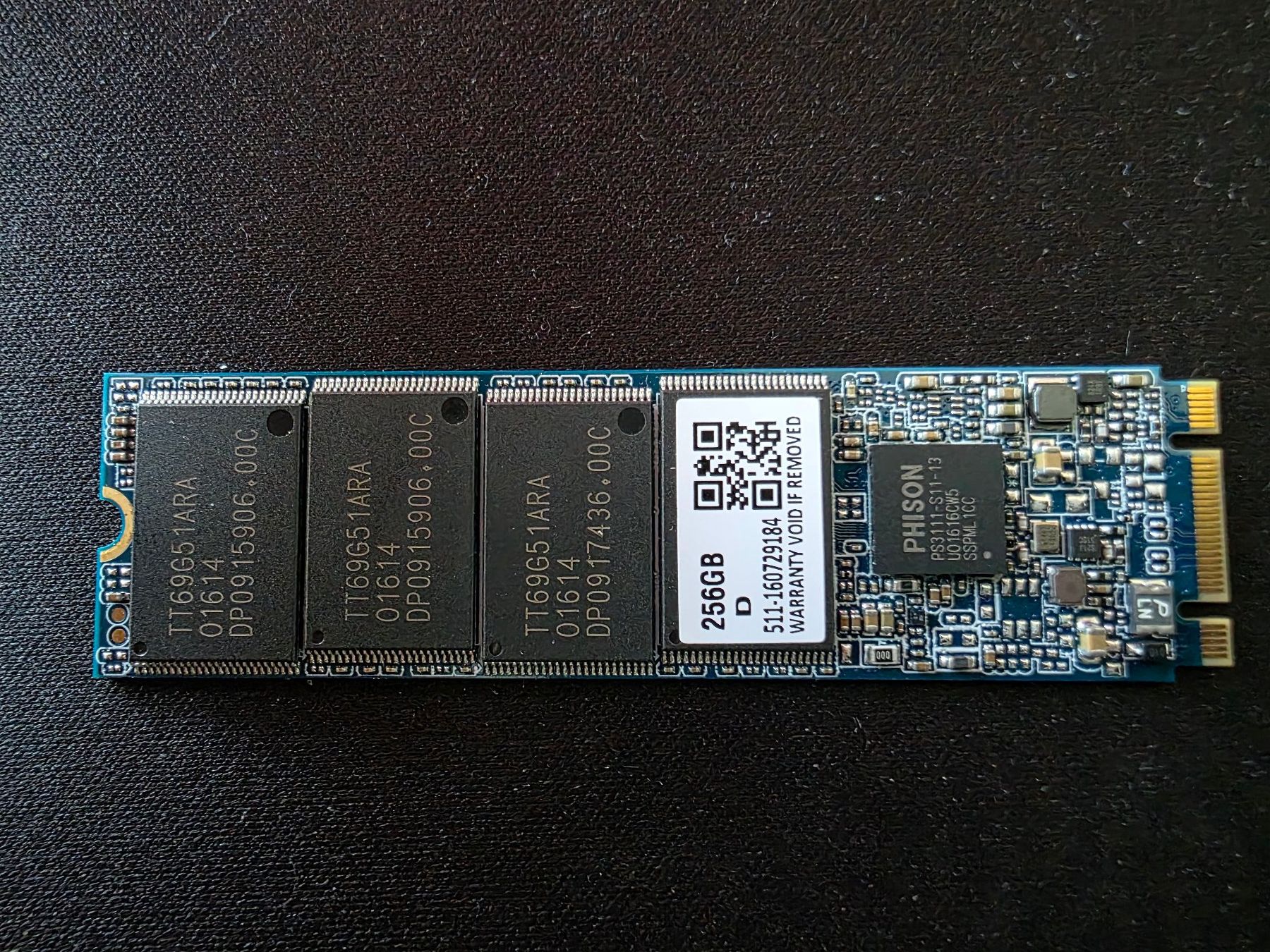 SSD PHISON 256GB PS3111-S11 TLC SATA3 B+M KEY M.2 2280 (Gebraucht) in ...