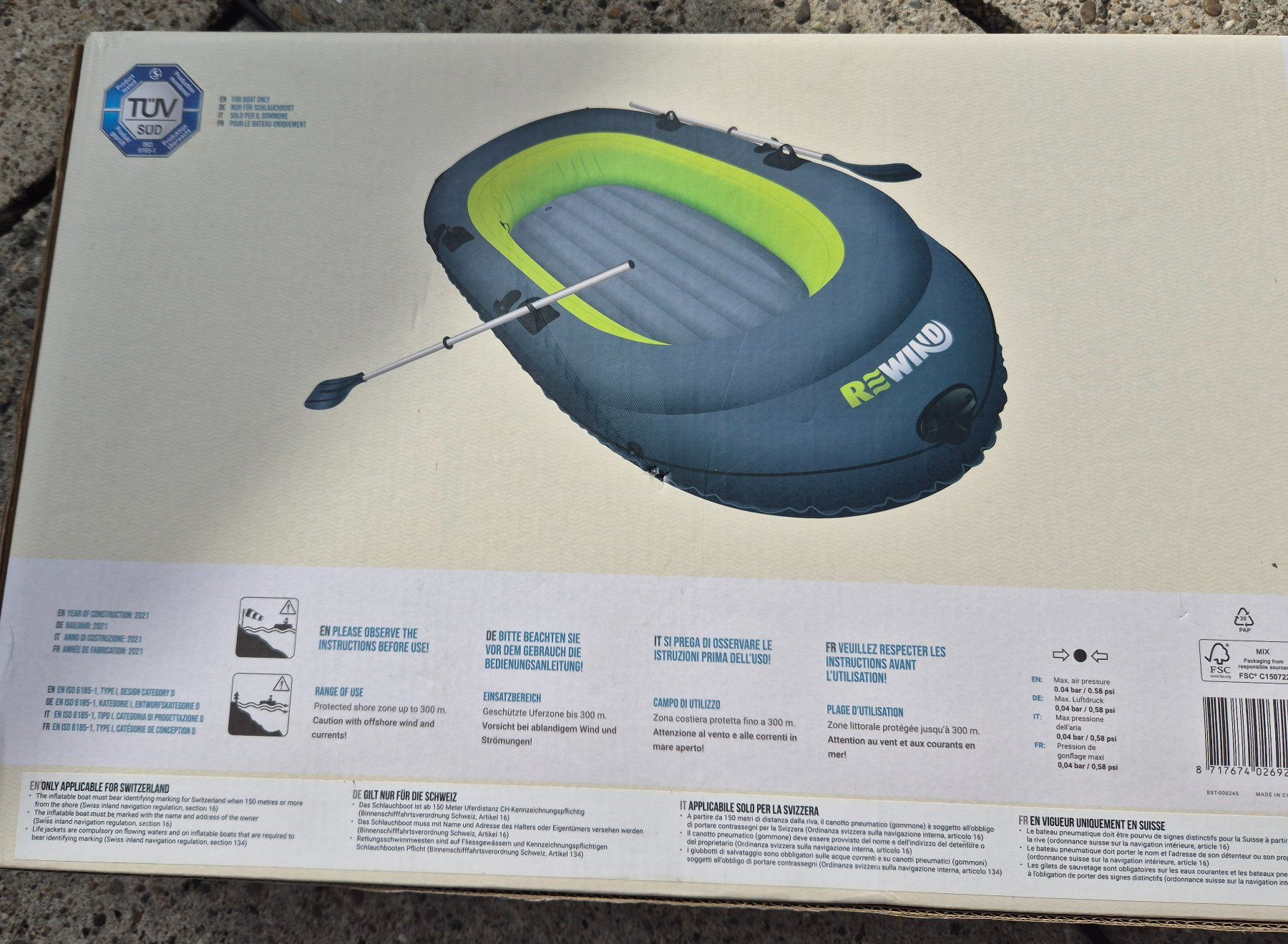 Barche: Gummiboot Schlauchboot – Nuovo (secondo la descrizione) da Zweisimmen venduto da Kleindietwil 4