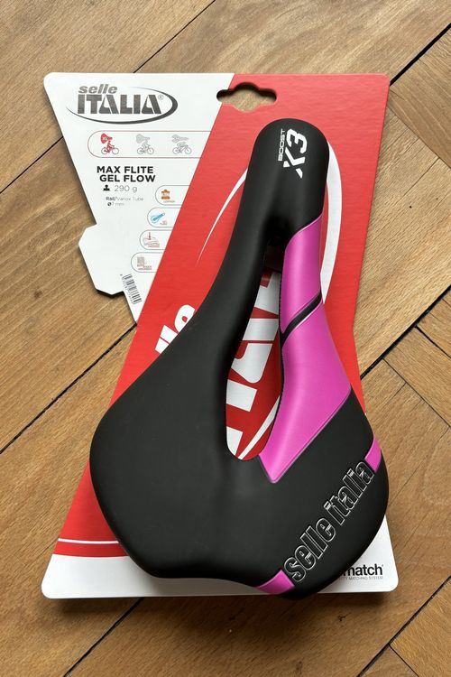 Selle SELLE ITALIA MAX FLITE GEL SUPERFLOW L Rails TI316