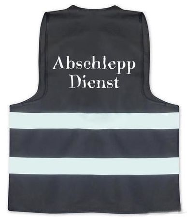 Partyweste Abschlepp Dienst