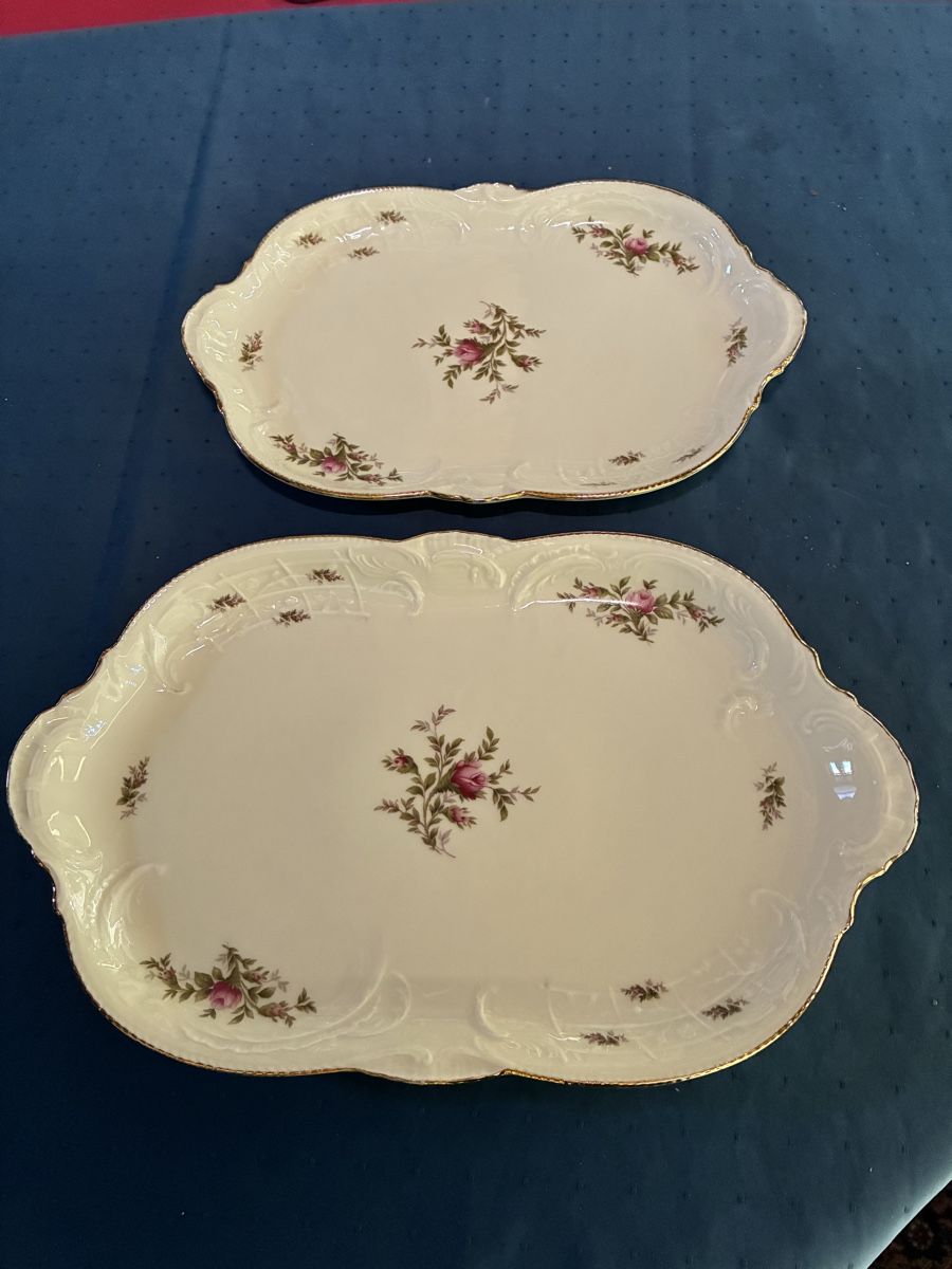 Rosenthal Piatti di portata: Rosenthal 2 ovale Servierplatten  – Usato da Dornach venduto da Rosengarten