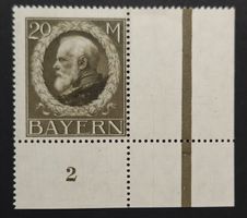 Bayern König Ludwig Mi-Nr.109 l Eckrand Postfrisch Tadellos