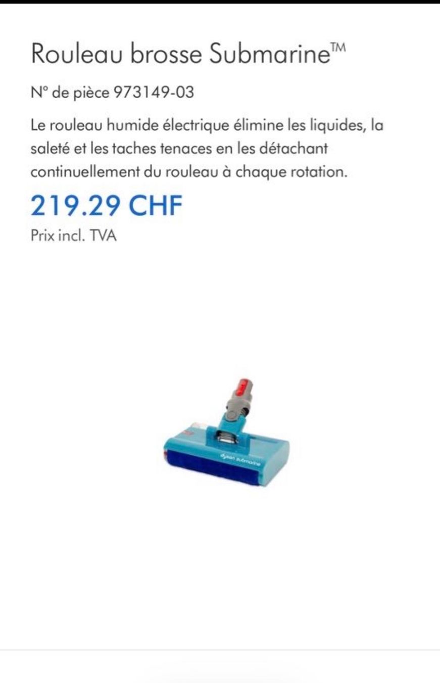 Dyson Aspirateurs & Accessoires: Dyson Submarine-Staubsauger Feuchtbürste – D'occasion à Oftringen par ste_mp2b 4