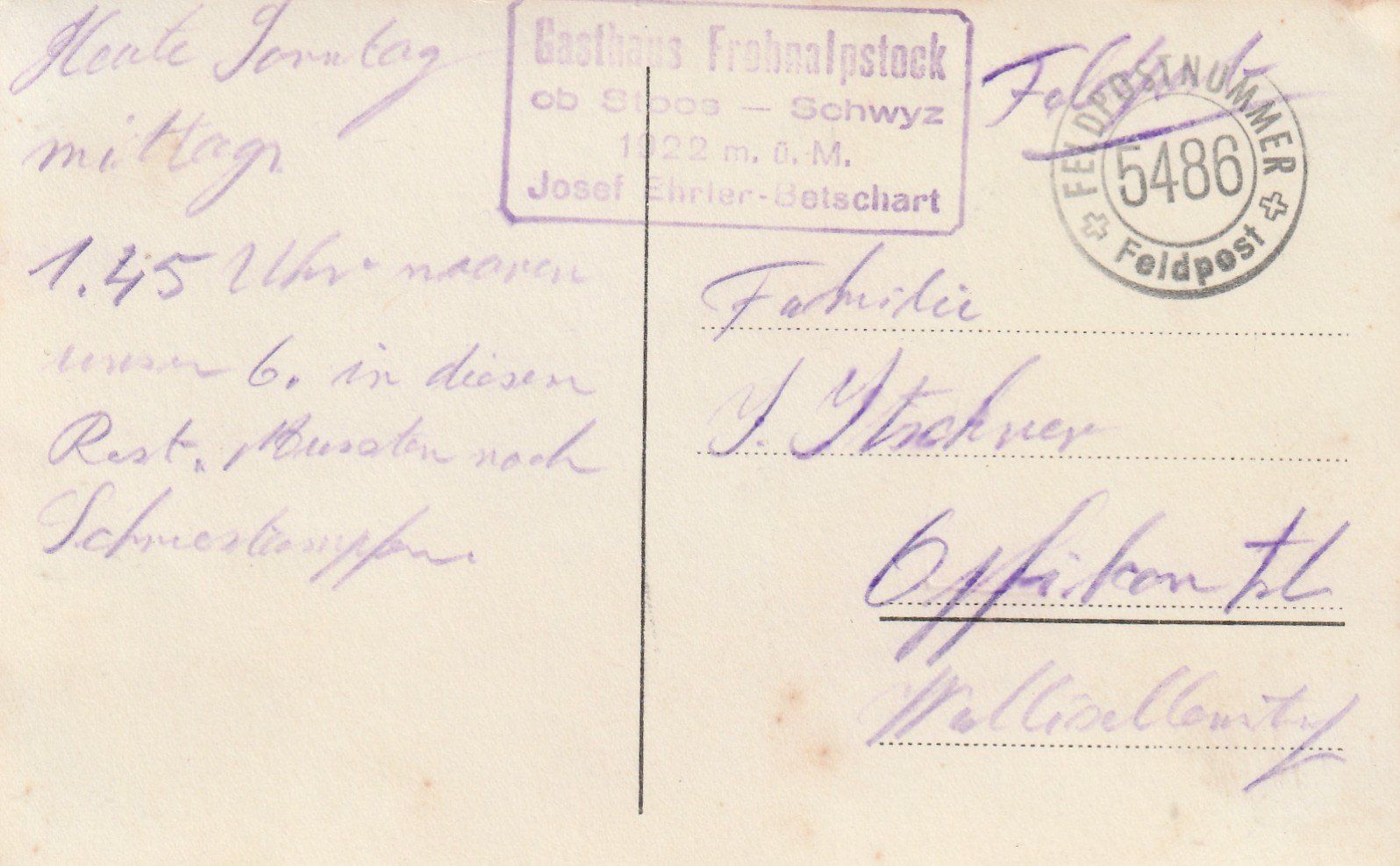 Cartoline postali: Frohnalpstock ob Stoos m Winter – Usato da Rorschacherberg venduto da fratovi2 1