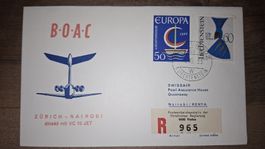 Boac Zürich - Nairobi 01.11.1966