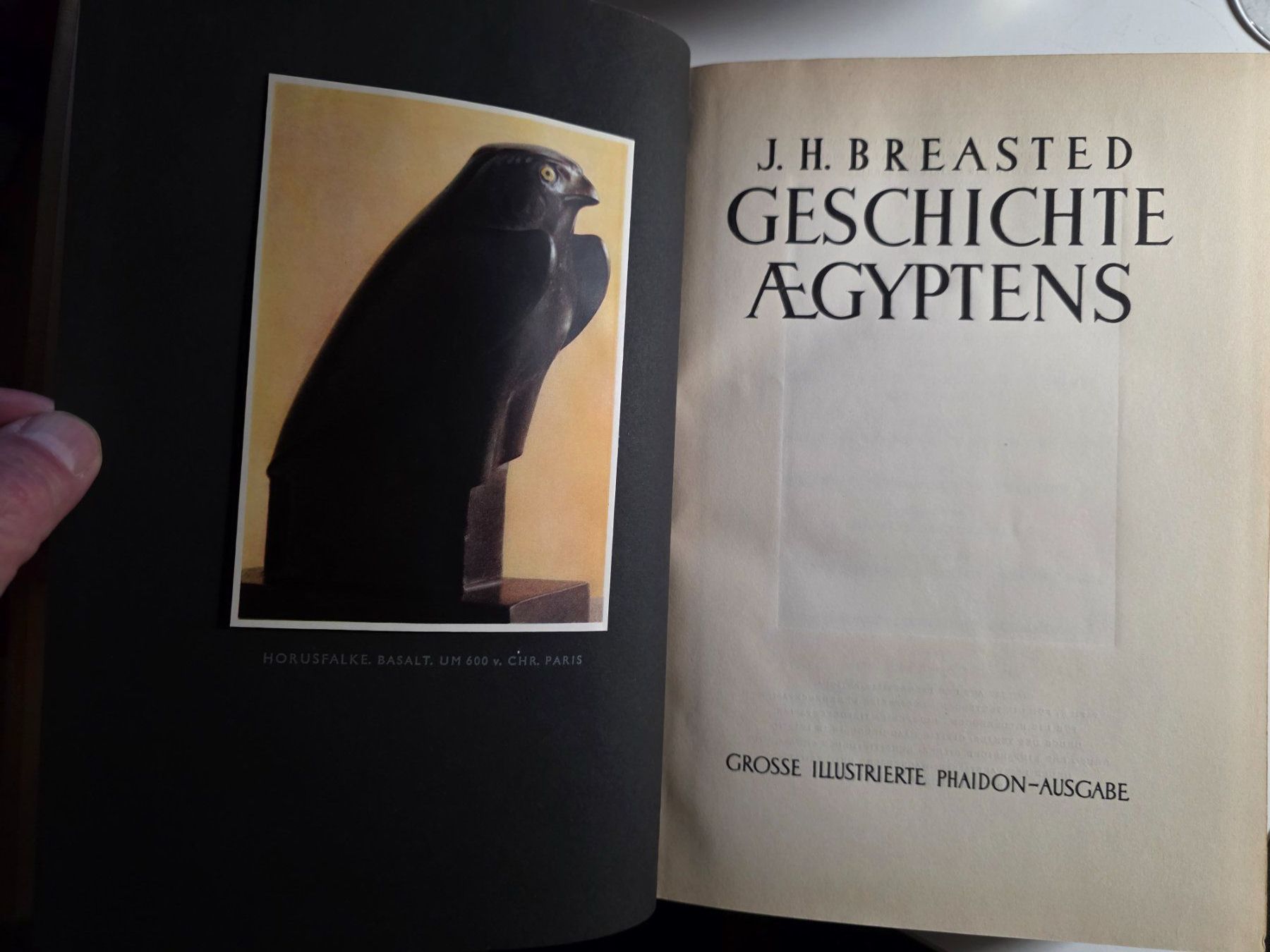 Libri: Geschichte Ägyptens - J.H.Breasted - 1936 – Usato da Walterswil BE venduto da Lonitti 2