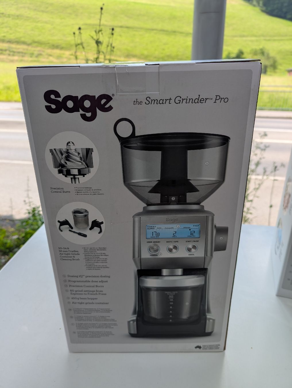 Sage Elettrodomestici da cucina: Sage Smart Grinder Pro Kaffeemühle ungeöffnet – Nuovo e nell'imballaggio originale da Adligenswil venduto da karinma 2