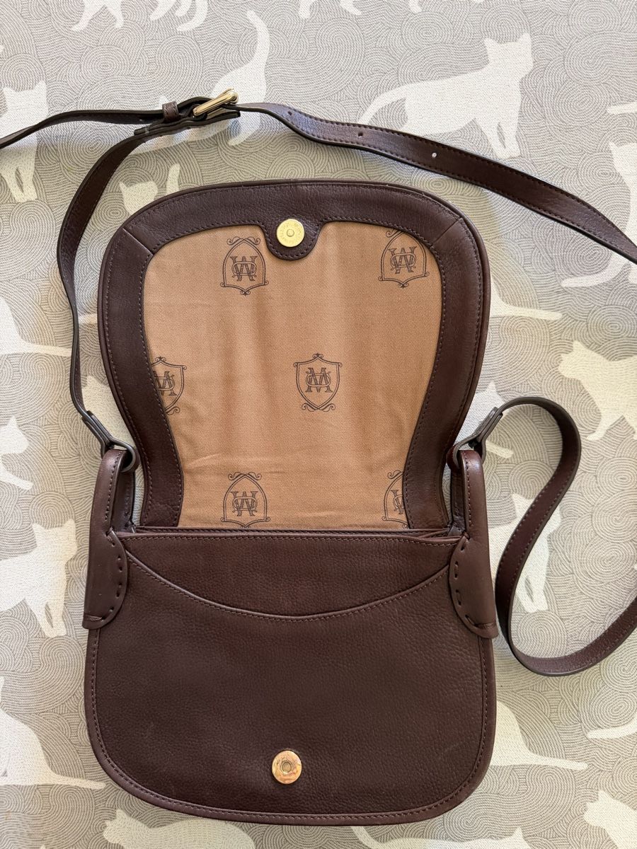 Massimo Dutti Borse da donna: Braune Leder Umhänge Tasche von Massimo Dutti – Nuovo e nell'imballaggio originale da Buchs AG venduto da wilpena 5