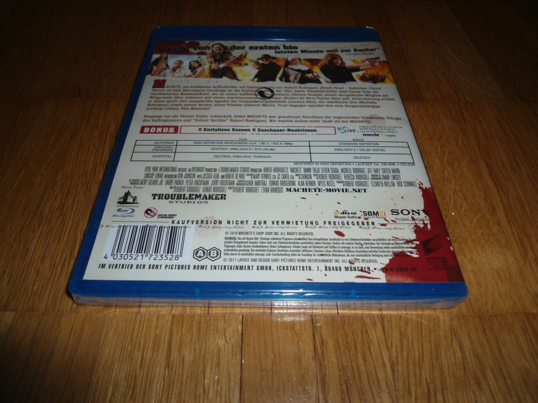 Alle DVDs: Machete - BLU-RAY - UNCUT – Neu und originalverpackt aus Basel von havsok 1