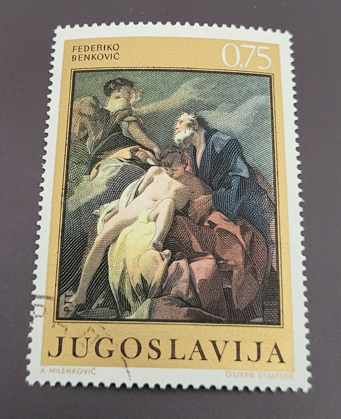 Tutti i francobolli: Jugoslawien 1970 Gemälde – Usato da St Gallen venduto da Stampsalshobby
