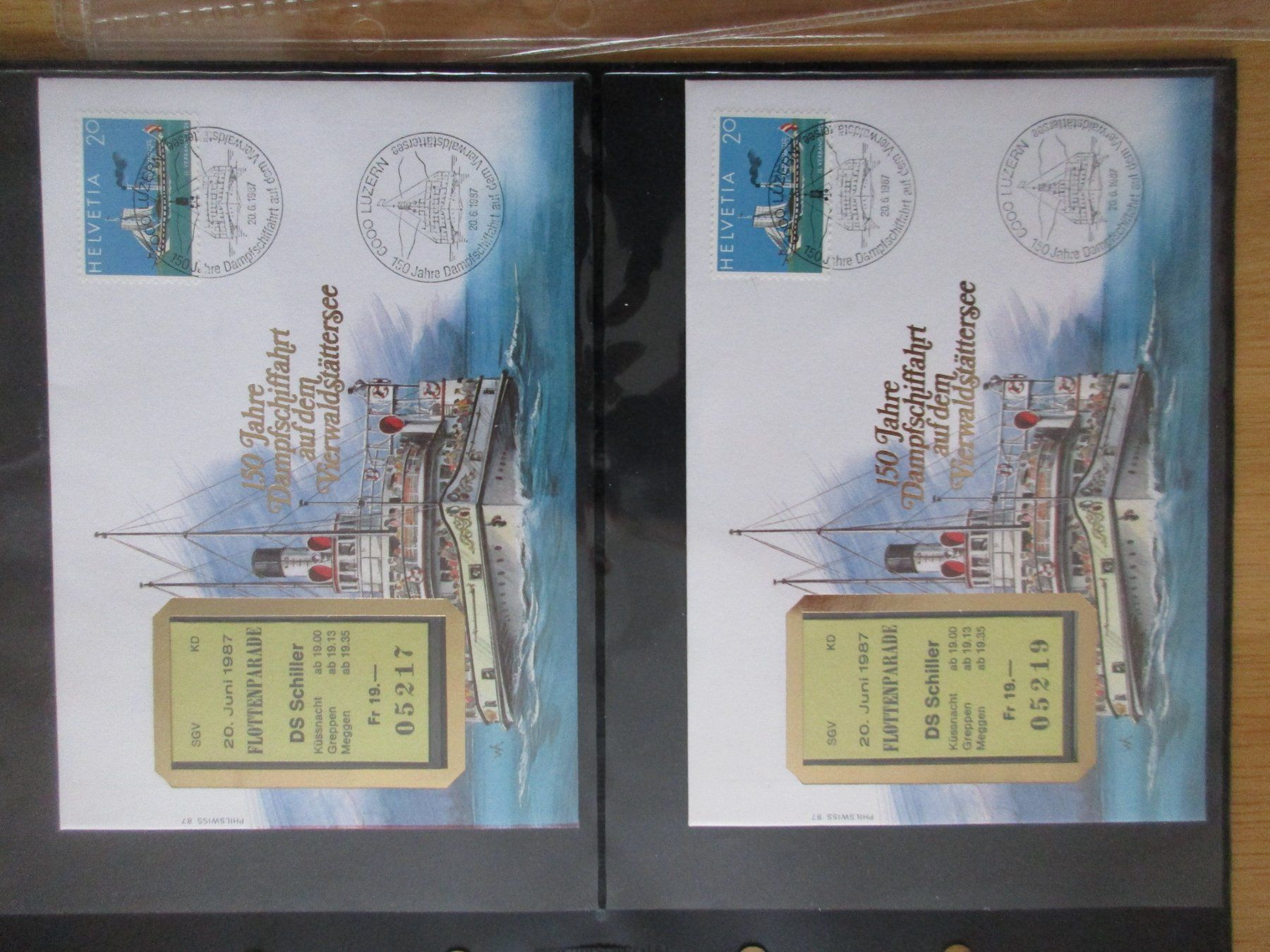 Alle Briefmarken: Spezial-Belege Eisenbahn & Schiffe – Gebraucht aus Mels von wis_5hjy 2