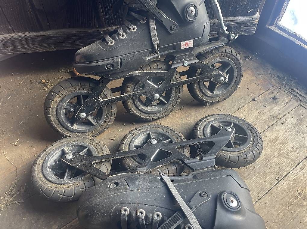 Pattini in linea & Pattini a rotelle: Powerslide Next Off-Road Skates – Usato da Lauterbrunnen venduto da dev_nsb9 1