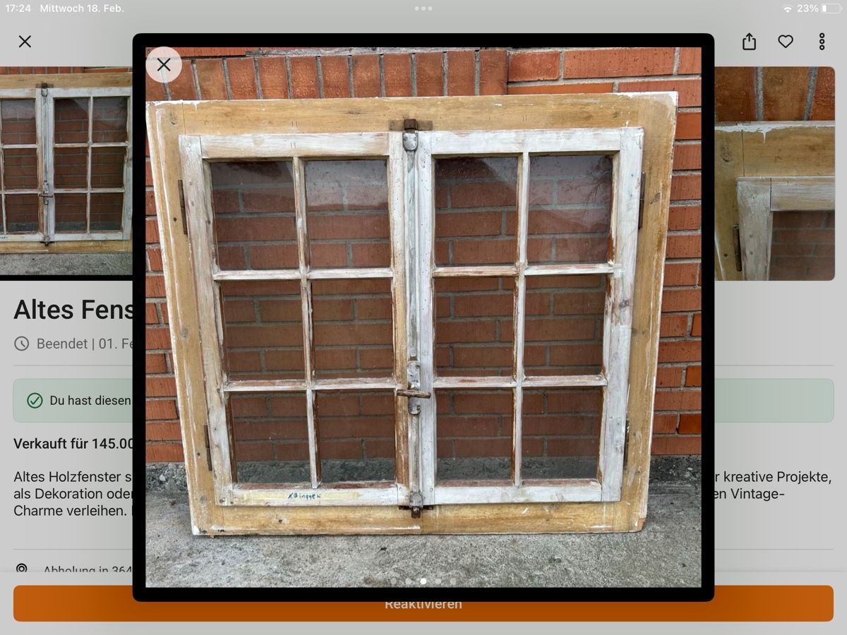 Finestre: Ein wunderschöneres Fenster – Usato da Gwatt (Thun) venduto da ate_6ng8 2